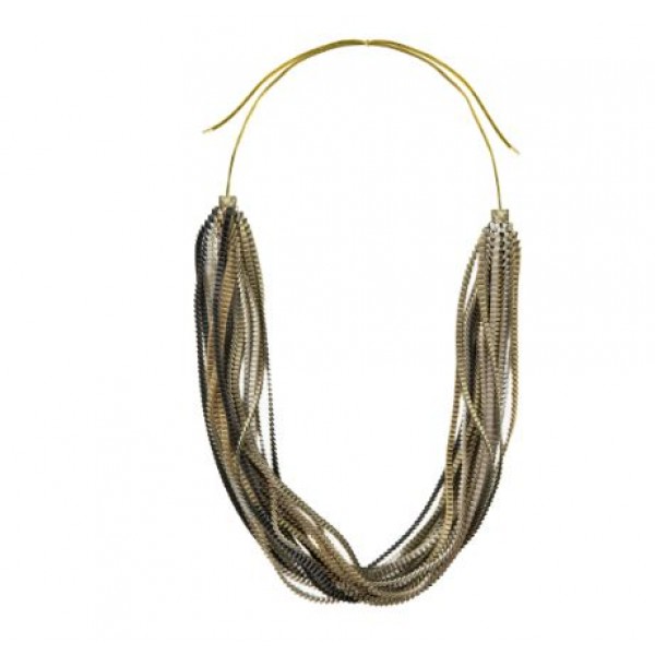 Κολιέ Neos _ Grey & Olive